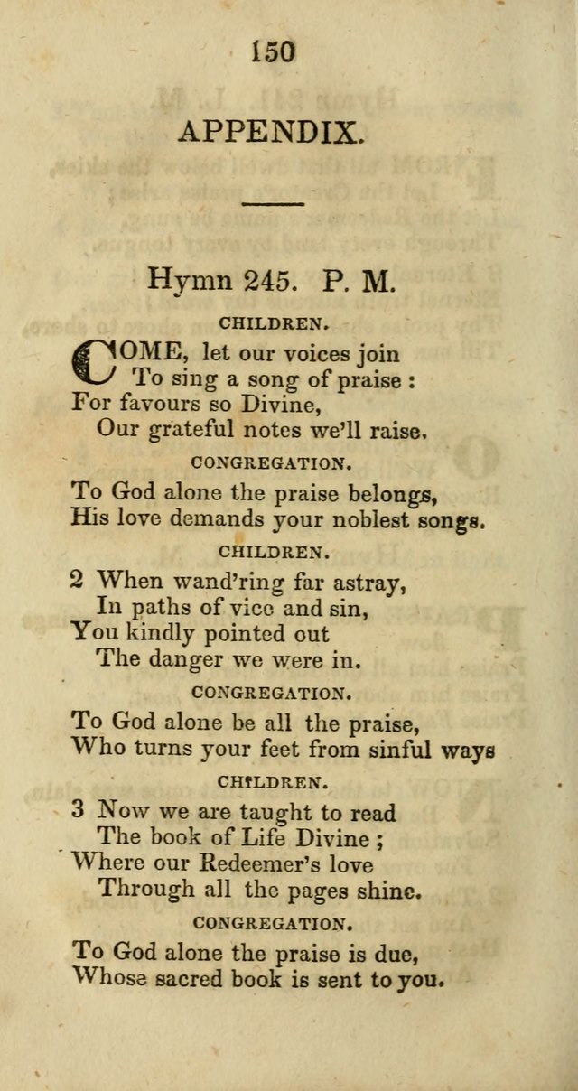 Selection of Hymns for the Sunday School Union of the Methodist Episcopal Church page 150