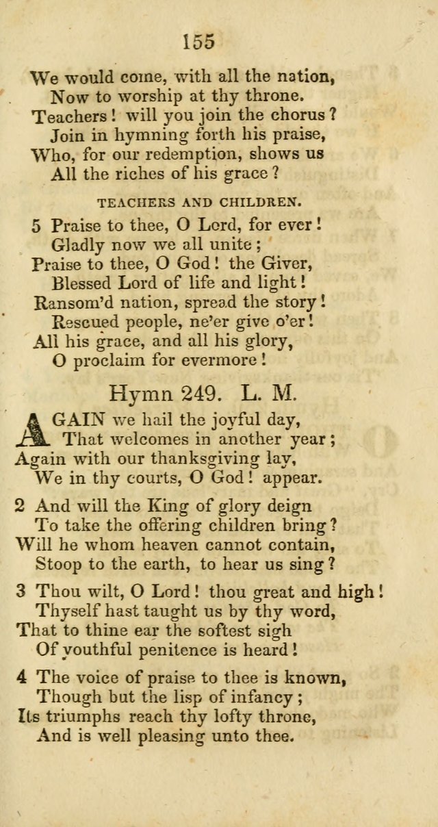 Selection of Hymns for the Sunday School Union of the Methodist Episcopal Church page 155