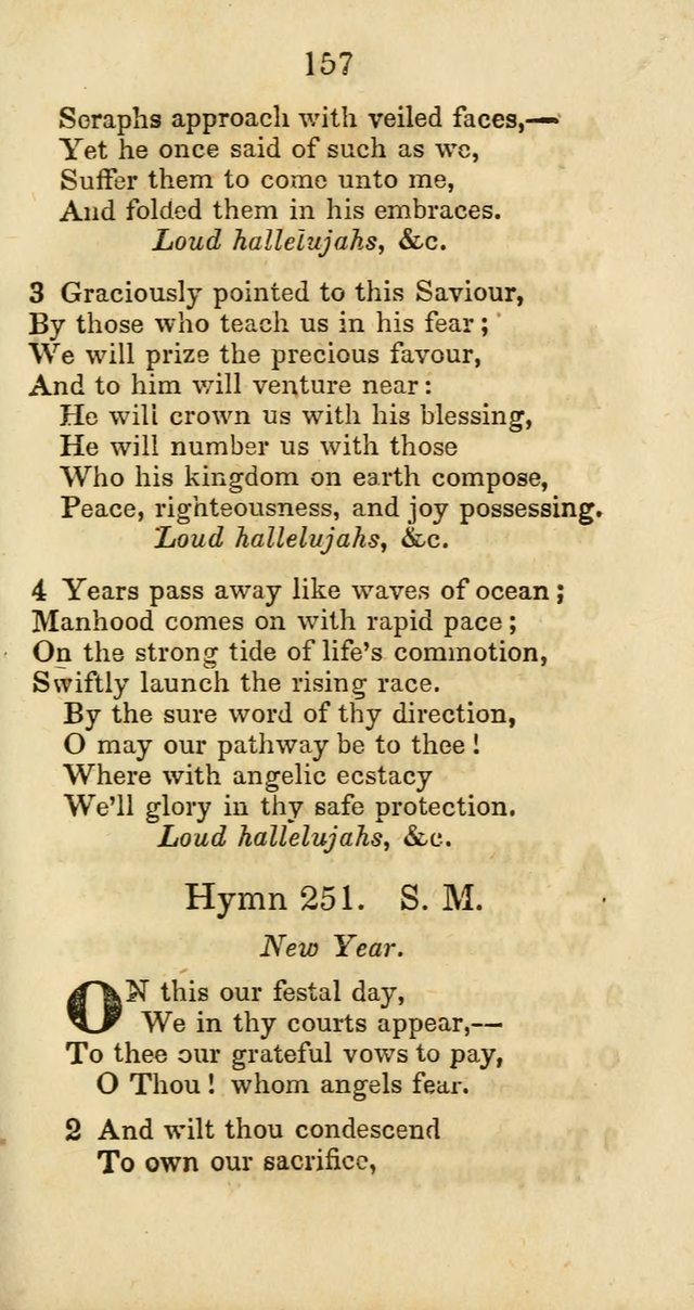 Selection of Hymns for the Sunday School Union of the Methodist Episcopal Church page 157