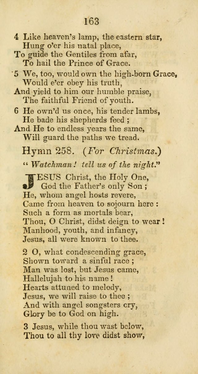 Selection of Hymns for the Sunday School Union of the Methodist Episcopal Church page 163