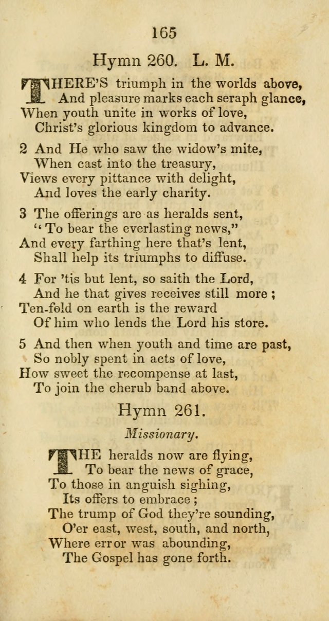 Selection of Hymns for the Sunday School Union of the Methodist Episcopal Church page 165