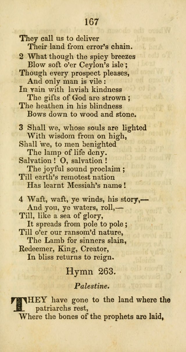 Selection of Hymns for the Sunday School Union of the Methodist Episcopal Church page 167