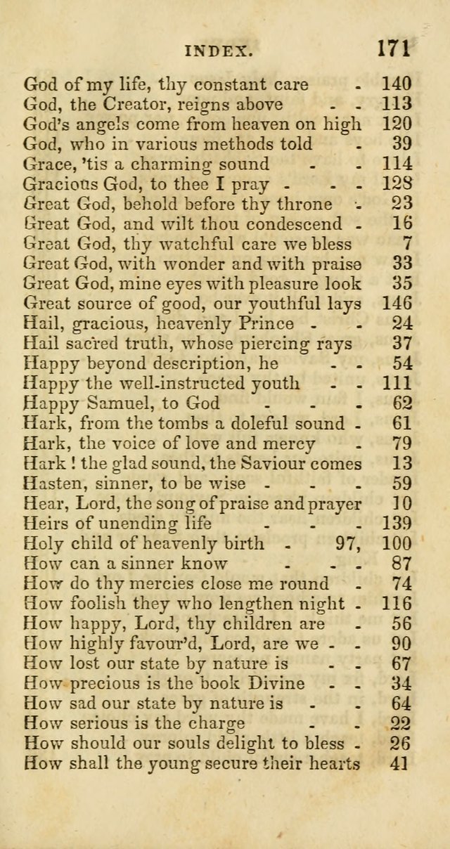 Selection of Hymns for the Sunday School Union of the Methodist Episcopal Church page 171