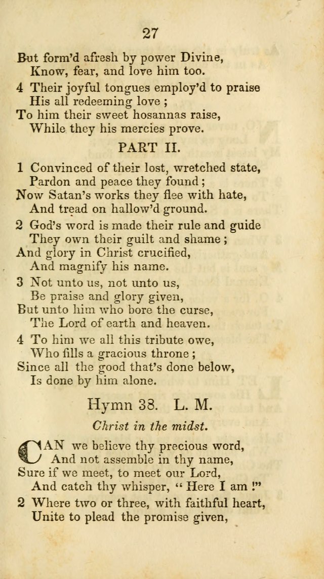 Selection of Hymns for the Sunday School Union of the Methodist Episcopal Church page 27