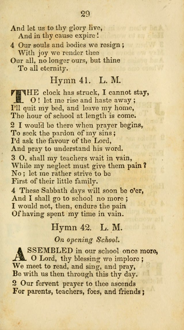 Selection of Hymns for the Sunday School Union of the Methodist Episcopal Church page 29