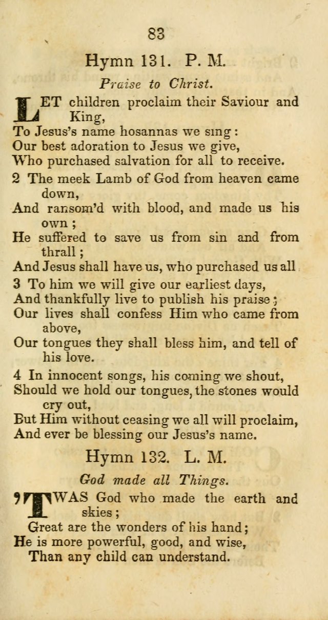 Selection of Hymns for the Sunday School Union of the Methodist Episcopal Church page 83