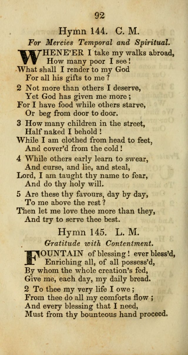 Selection of Hymns for the Sunday School Union of the Methodist Episcopal Church page 92