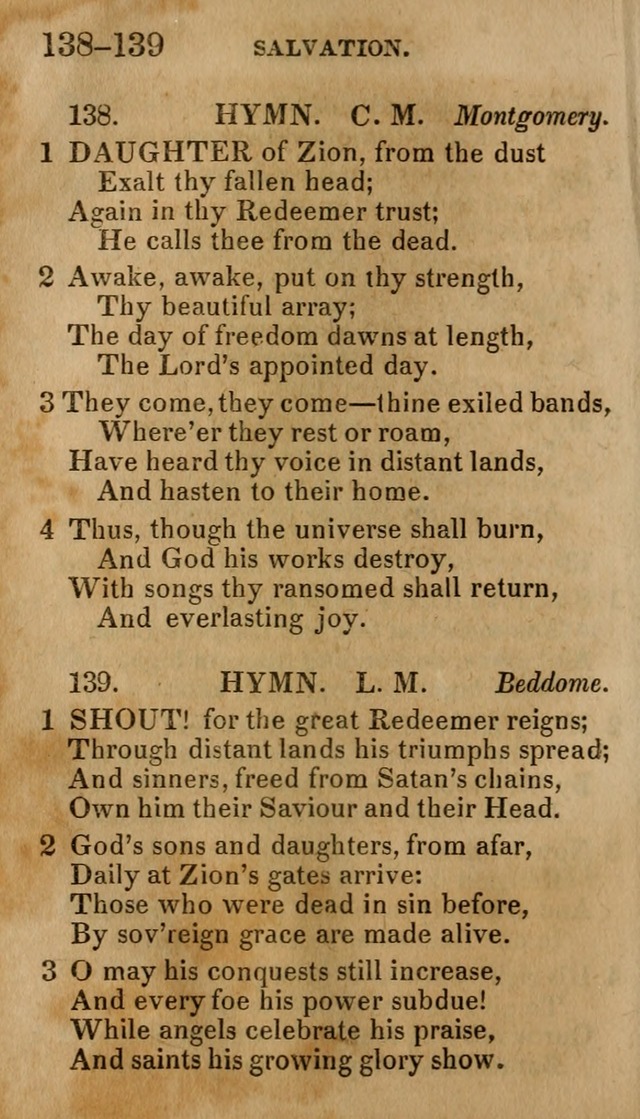 Social Hymns, and Spiritual Songs: adapted to private and public worship, selected from various authors page 100