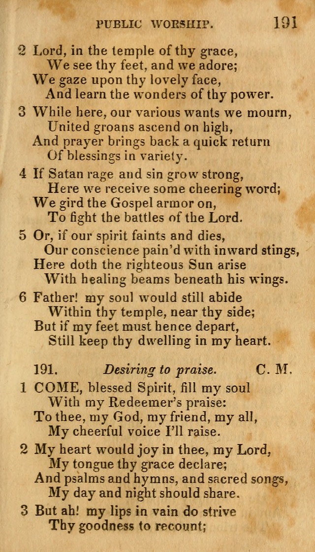 Social Hymns, and Spiritual Songs: adapted to private and public worship, selected from various authors page 133