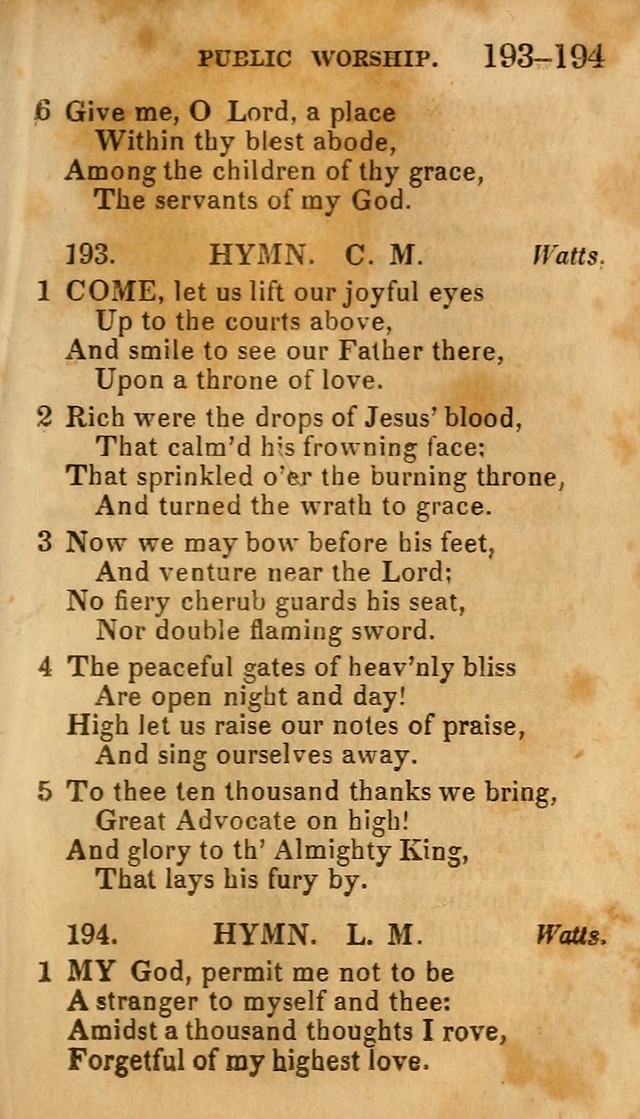 Social Hymns, and Spiritual Songs: adapted to private and public worship, selected from various authors page 135