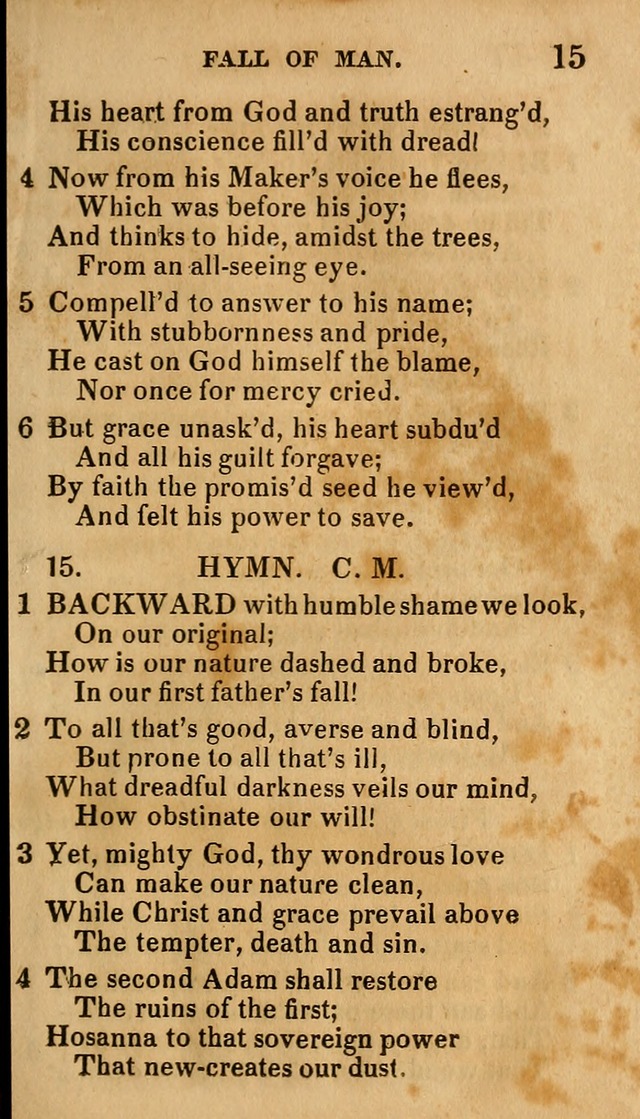 Social Hymns, and Spiritual Songs: adapted to private and public worship, selected from various authors page 17