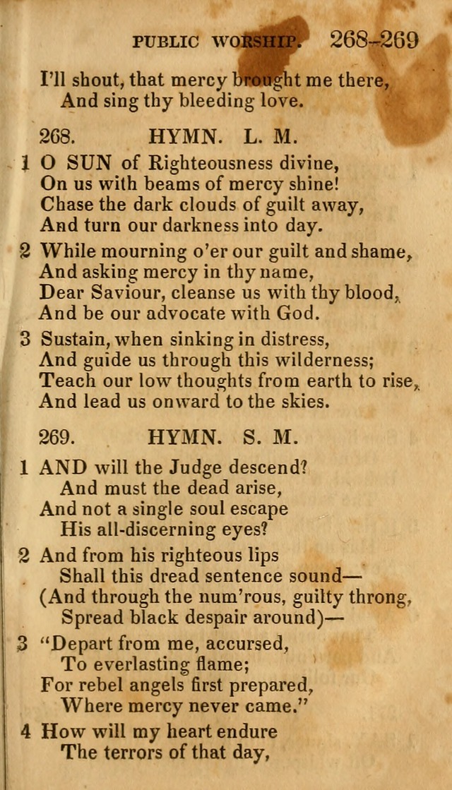 Social Hymns, and Spiritual Songs: adapted to private and public worship, selected from various authors page 185