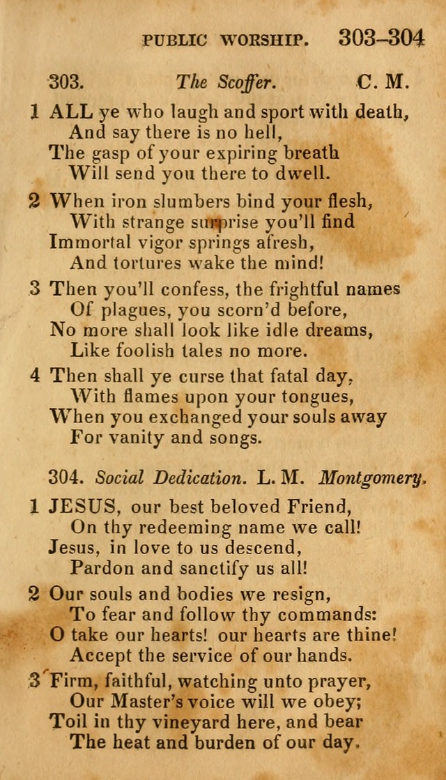 Social Hymns, and Spiritual Songs: adapted to private and public worship, selected from various authors page 209