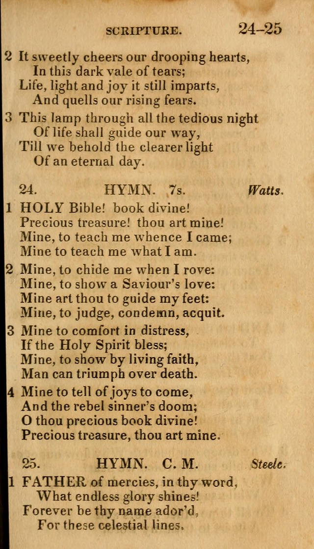 Social Hymns, and Spiritual Songs: adapted to private and public worship, selected from various authors page 23