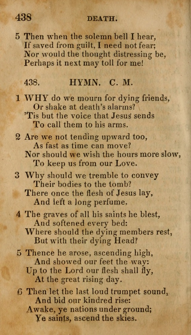 Social Hymns, and Spiritual Songs: adapted to private and public worship, selected from various authors page 296