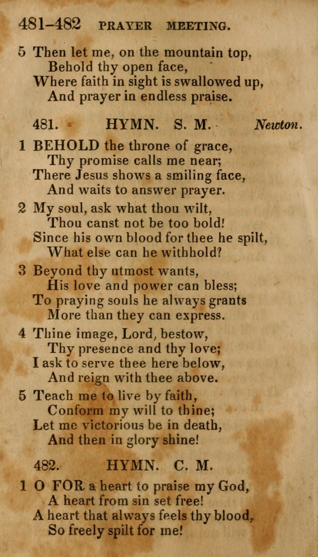 Social Hymns, and Spiritual Songs: adapted to private and public worship, selected from various authors page 322