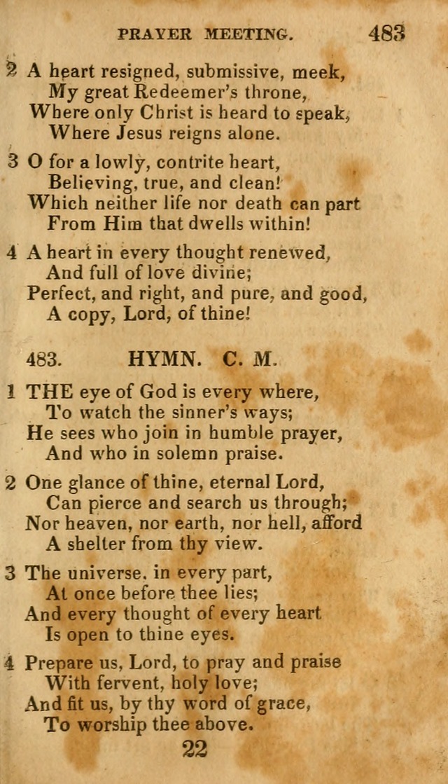 Social Hymns, and Spiritual Songs: adapted to private and public worship, selected from various authors page 323