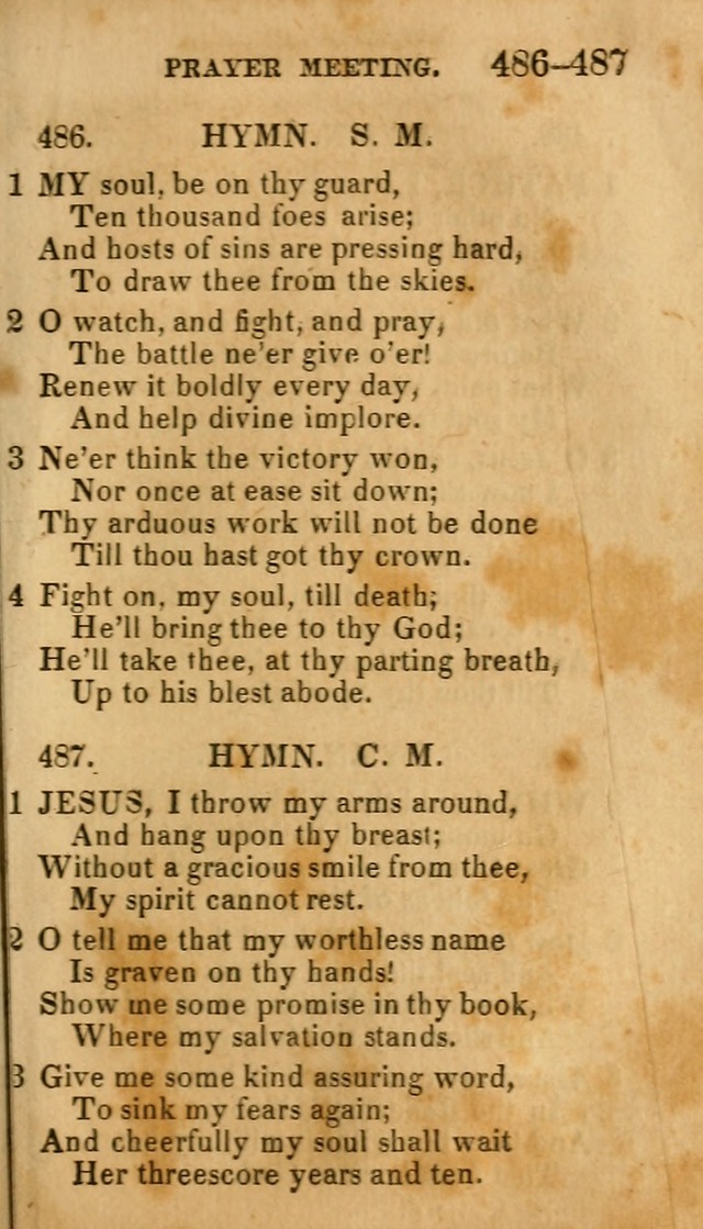 Social Hymns, and Spiritual Songs: adapted to private and public worship, selected from various authors page 325