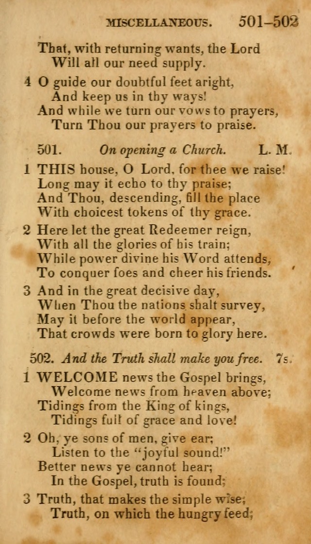 Social Hymns, and Spiritual Songs: adapted to private and public worship, selected from various authors page 335