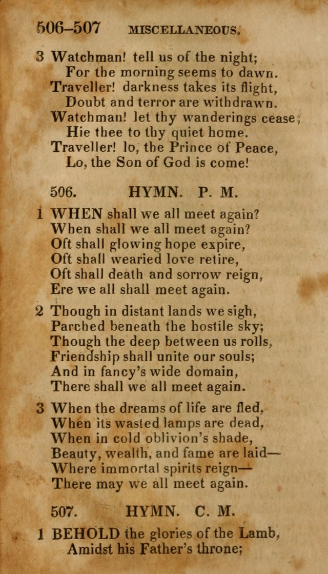 Social Hymns, and Spiritual Songs: adapted to private and public worship, selected from various authors page 338