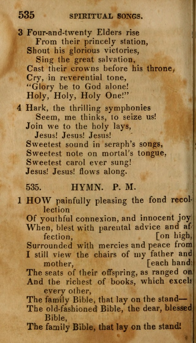 Social Hymns, and Spiritual Songs: adapted to private and public worship, selected from various authors page 358