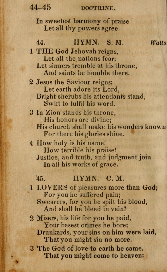 Social Hymns, and Spiritual Songs: adapted to private and public worship, selected from various authors page 36