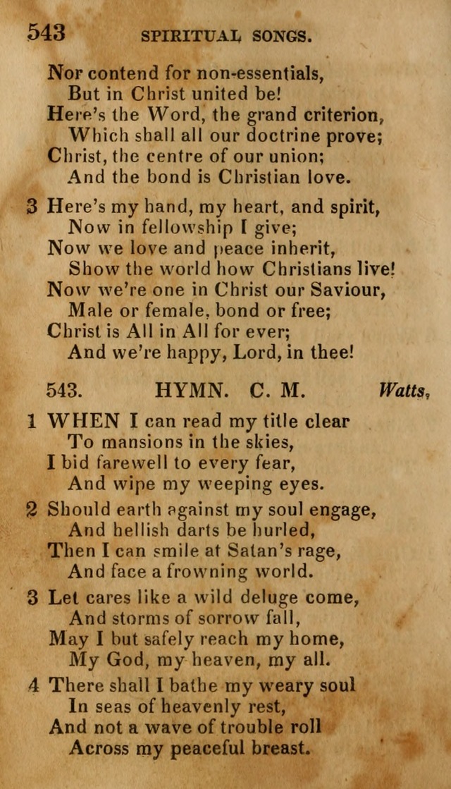 Social Hymns, and Spiritual Songs: adapted to private and public worship, selected from various authors page 366