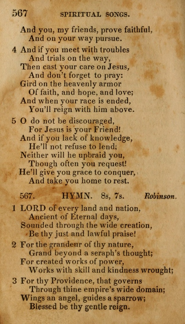 Social Hymns, and Spiritual Songs: adapted to private and public worship, selected from various authors page 384