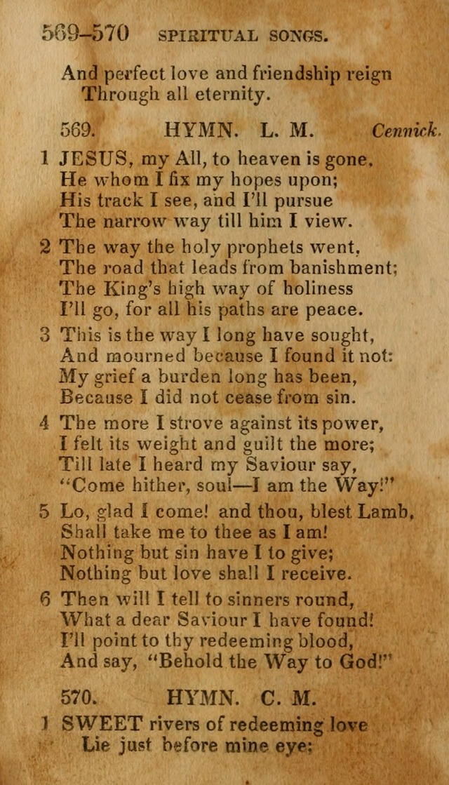 Social Hymns, and Spiritual Songs: adapted to private and public worship, selected from various authors page 386