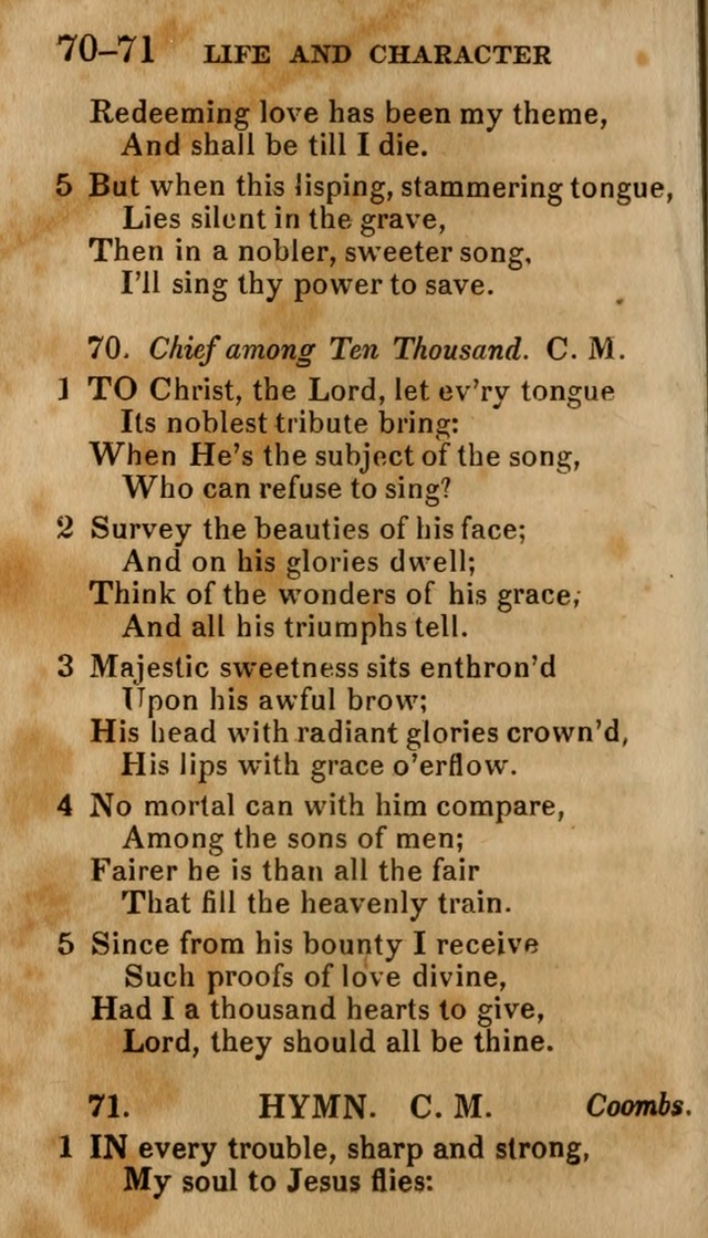 Social Hymns, and Spiritual Songs: adapted to private and public worship, selected from various authors page 54