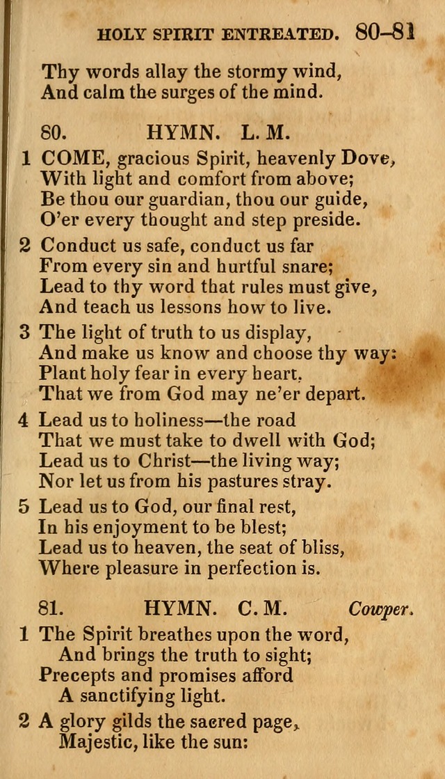 Social Hymns, and Spiritual Songs: adapted to private and public worship, selected from various authors page 61