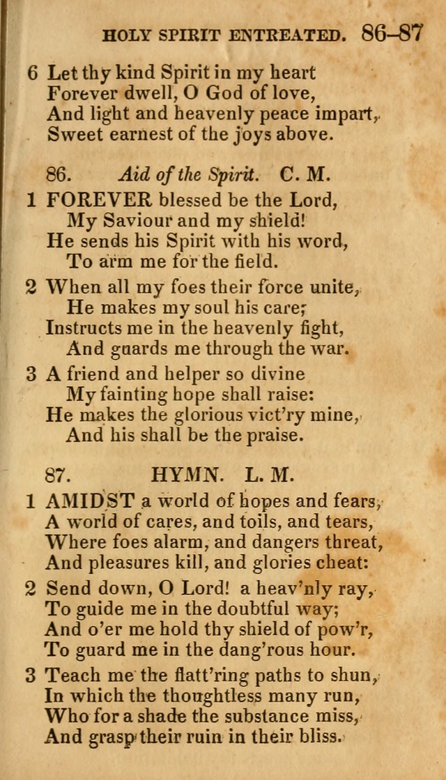 Social Hymns, and Spiritual Songs: adapted to private and public worship, selected from various authors page 65