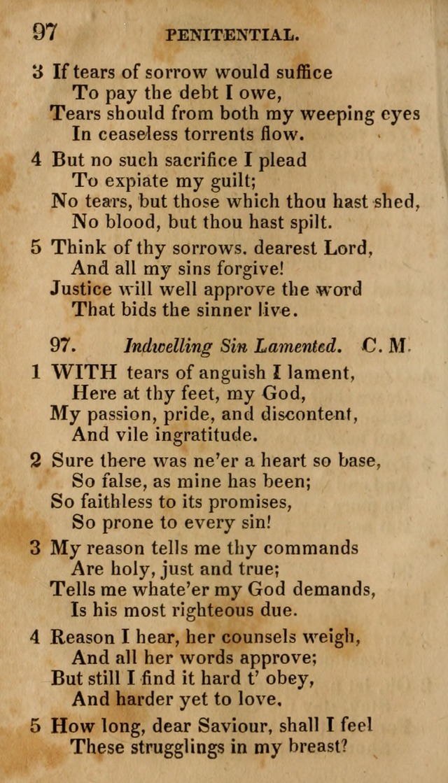 Social Hymns, and Spiritual Songs: adapted to private and public worship, selected from various authors page 72