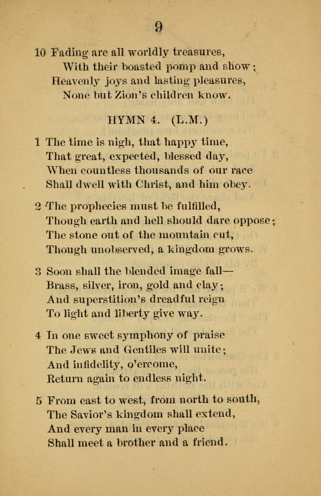 Sacred Hymns and Spiritual Songs, for the Church of Jesus Christ of Latter-Day Saints. (14th ed.) page 12