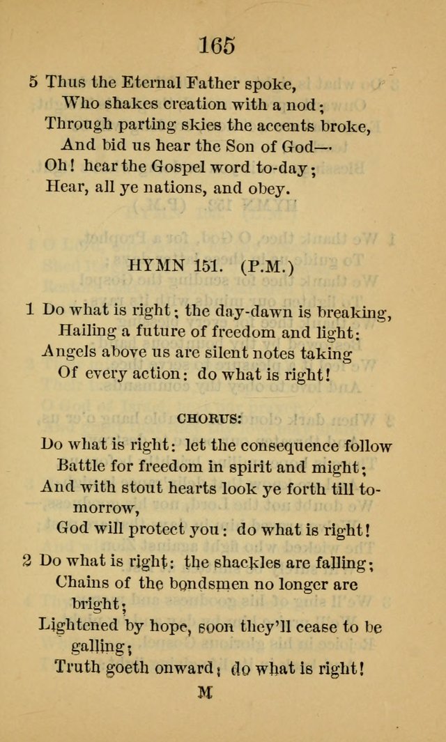 Sacred Hymns and Spiritual Songs, for the Church of Jesus Christ of Latter-Day Saints. (14th ed.) page 168