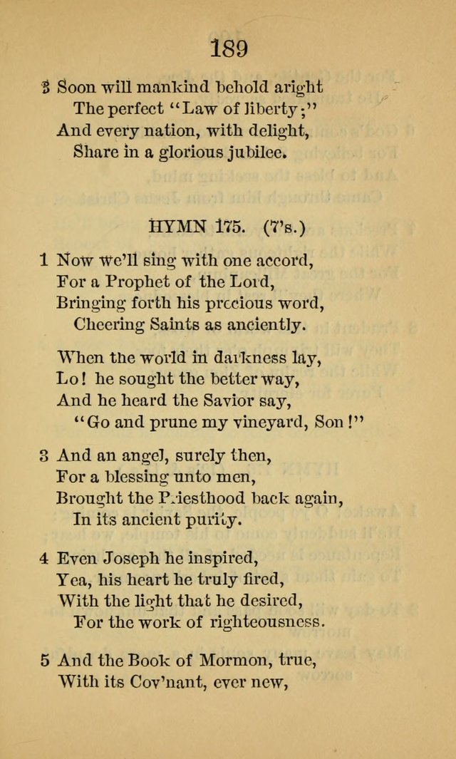 Sacred Hymns and Spiritual Songs, for the Church of Jesus Christ of Latter-Day Saints. (14th ed.) page 192