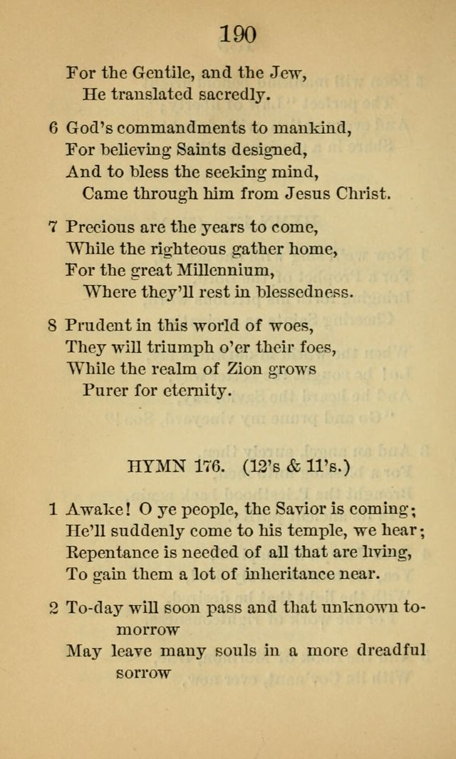 Sacred Hymns and Spiritual Songs, for the Church of Jesus Christ of Latter-Day Saints. (14th ed.) page 193