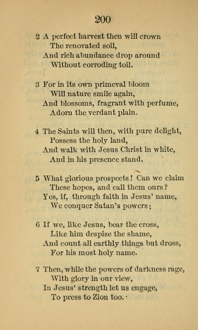 Sacred Hymns and Spiritual Songs, for the Church of Jesus Christ of Latter-Day Saints. (14th ed.) page 203