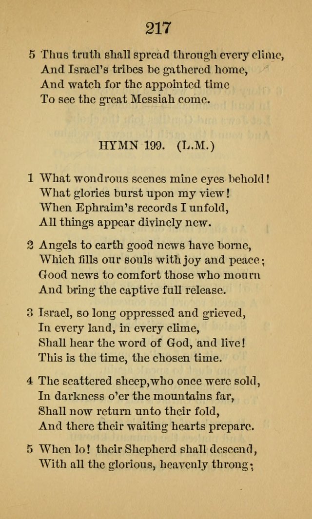 Sacred Hymns and Spiritual Songs, for the Church of Jesus Christ of Latter-Day Saints. (14th ed.) page 220