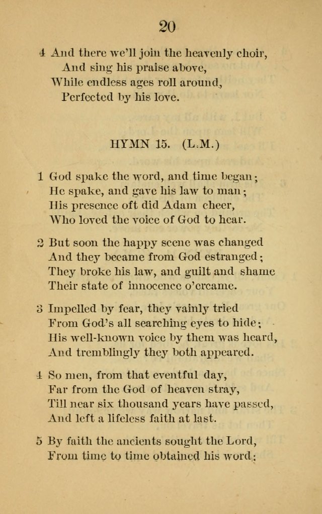 Sacred Hymns and Spiritual Songs, for the Church of Jesus Christ of Latter-Day Saints. (14th ed.) page 23