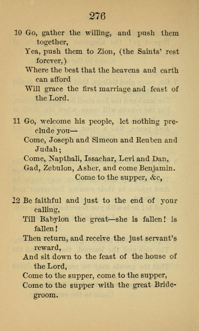 Sacred Hymns and Spiritual Songs, for the Church of Jesus Christ of Latter-Day Saints. (14th ed.) page 279