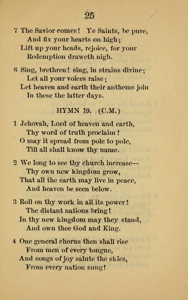 Sacred Hymns and Spiritual Songs, for the Church of Jesus Christ of Latter-Day Saints. (14th ed.) page 28