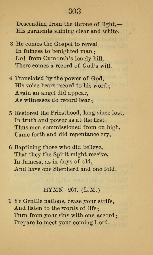 Sacred Hymns and Spiritual Songs, for the Church of Jesus Christ of Latter-Day Saints. (14th ed.) page 306