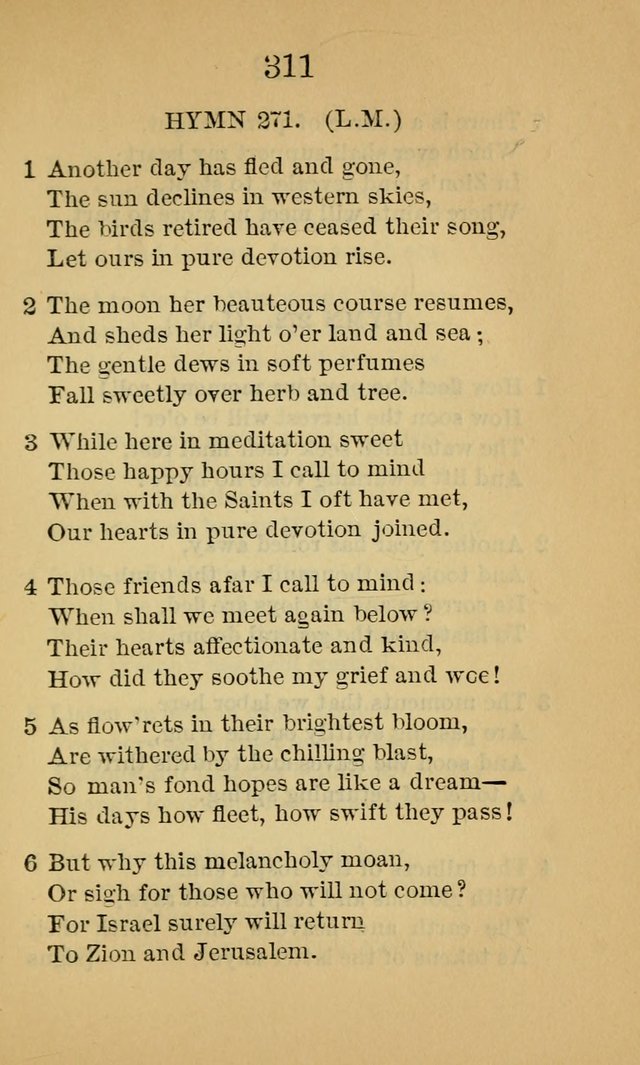 Sacred Hymns and Spiritual Songs, for the Church of Jesus Christ of Latter-Day Saints. (14th ed.) page 314