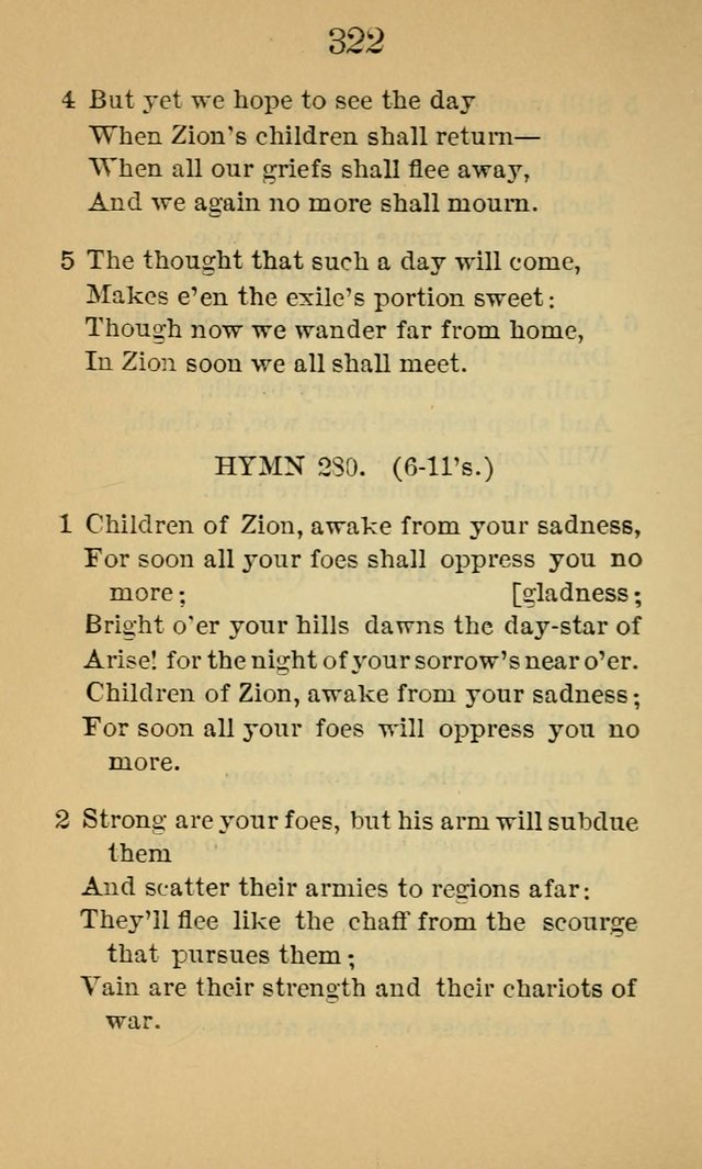 Sacred Hymns and Spiritual Songs, for the Church of Jesus Christ of Latter-Day Saints. (14th ed.) page 325