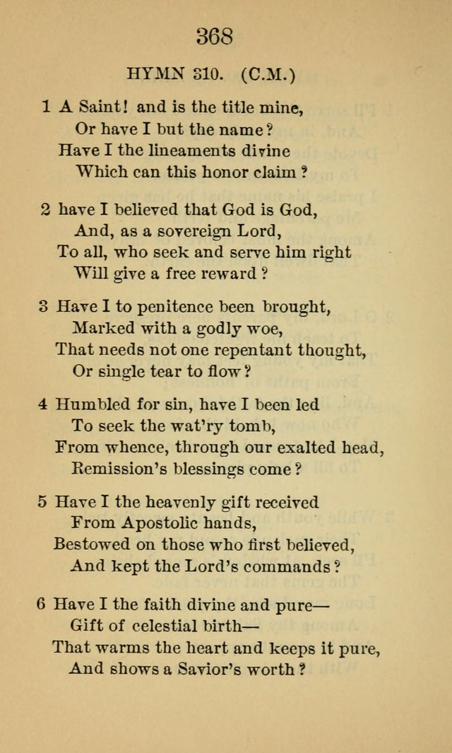 Sacred Hymns and Spiritual Songs, for the Church of Jesus Christ of Latter-Day Saints. (14th ed.) page 371