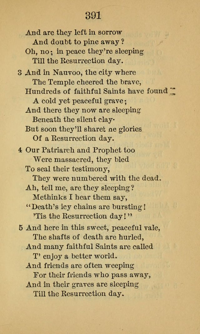 Sacred Hymns and Spiritual Songs, for the Church of Jesus Christ of Latter-Day Saints. (14th ed.) page 394