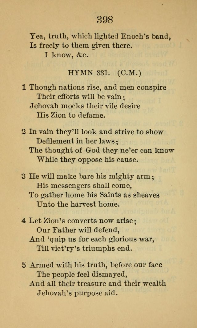 Sacred Hymns and Spiritual Songs, for the Church of Jesus Christ of Latter-Day Saints. (14th ed.) page 401