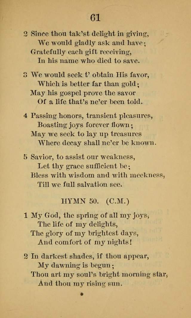 Sacred Hymns and Spiritual Songs, for the Church of Jesus Christ of Latter-Day Saints. (14th ed.) page 64