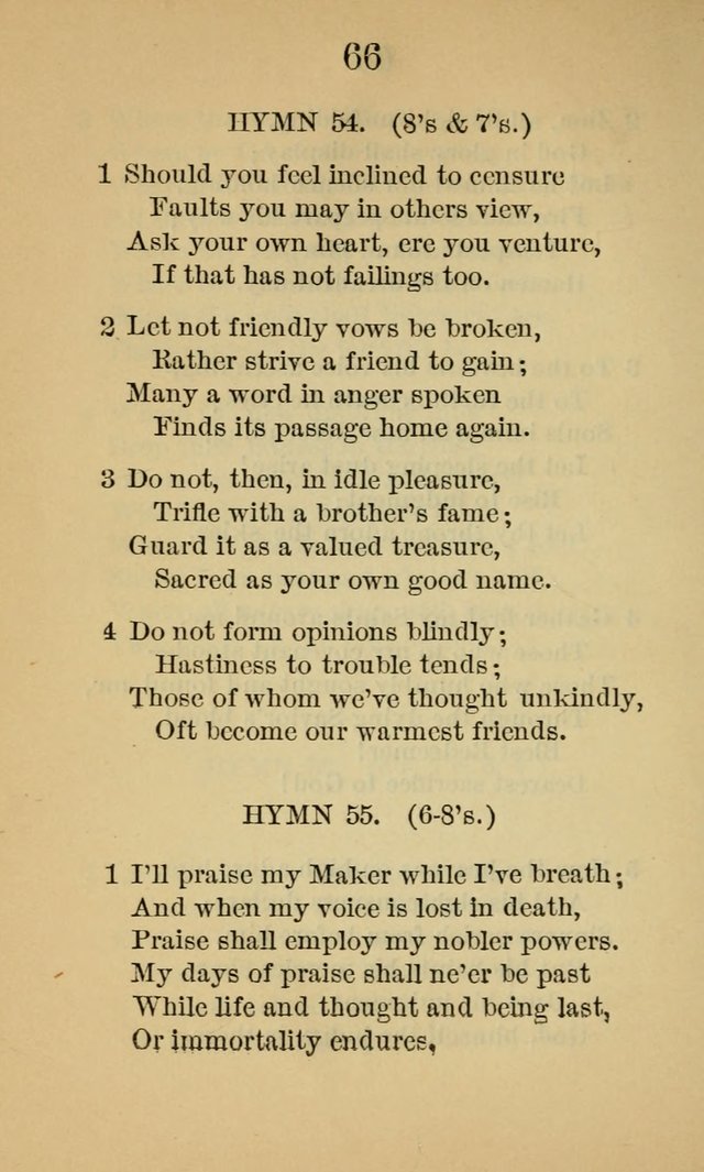 Sacred Hymns and Spiritual Songs, for the Church of Jesus Christ of Latter-Day Saints. (14th ed.) page 69